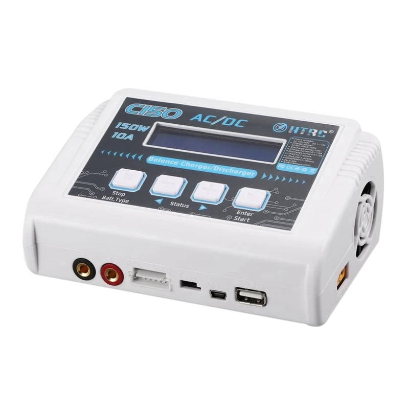 HTRC C150 Ac/Dc 150 Вт 10A Смарт баланс зарядное устройство СОП для радиоуправляемого