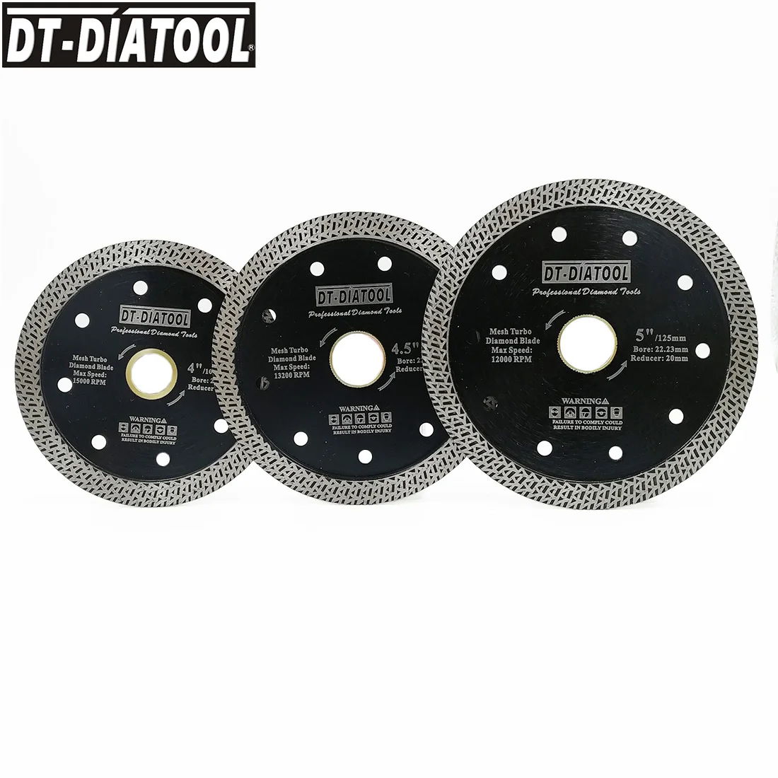 1unit Diamond Cutting Disc Mesh Turbo Wheel Rim Segment Saw Blade for Hard Material Granite Tile Dia 4" 4.5" 5"
1unit Diamond Cutting Disc Mesh Turbo Wheel Rim Segment Saw Blade for Hard Material Granite Tile Dia 4" 4.5" 5"
