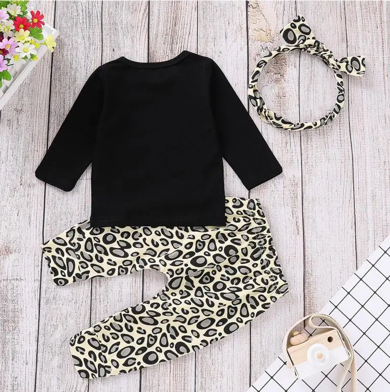 Toddler Kids Baby Girl Clothes Tops T-Shirt Long Sleeve Leopard print Pants Headbands 3Pcs Outfits Clothes Baby Girls 0-24M
Toddler Kids Baby Girl Clothes Tops T-Shirt Long Sleeve Leopard print Pants Headbands 3Pcs Outfits Clothes Baby Girls 0-24M