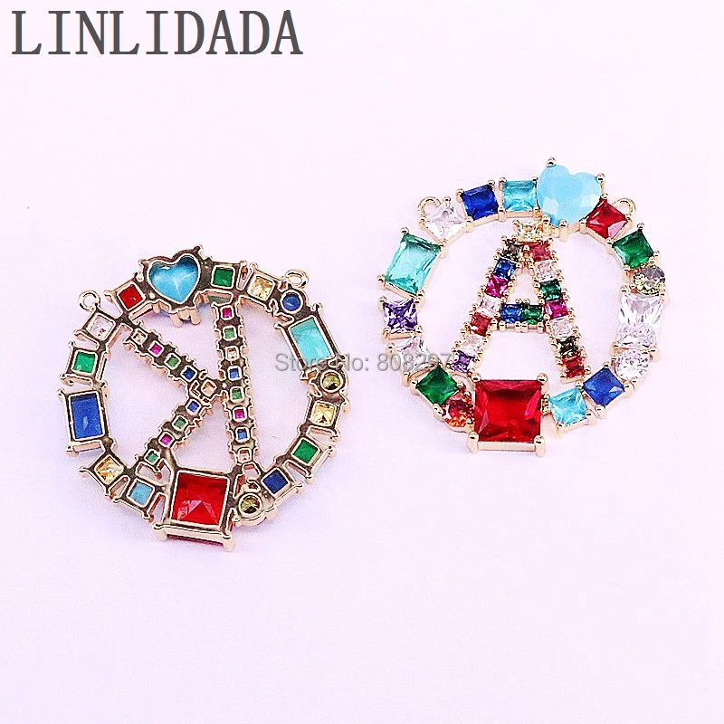 5Pcs New Arrival Rainbow Square Crystal Zircon 26 Alphabet Letter Pendant Necklace, CZ Stone Micro Pave Round Jewelry Pendant
5Pcs New Arrival Rainbow Square Crystal Zircon 26 Alphabet Letter Pendant Necklace, CZ Stone Micro Pave Round Jewelry Pendant