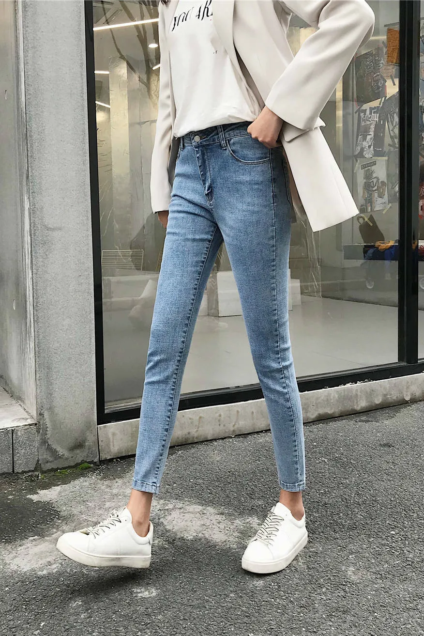 Spring Summer High Waist Jeans Woman Skinny Jeans Femme Stretch Ladies Pencil Denim Pants Trousers For Women
Spring Summer High Waist Jeans Woman Skinny Jeans Femme Stretch Ladies Pencil Denim Pants Trousers For Women