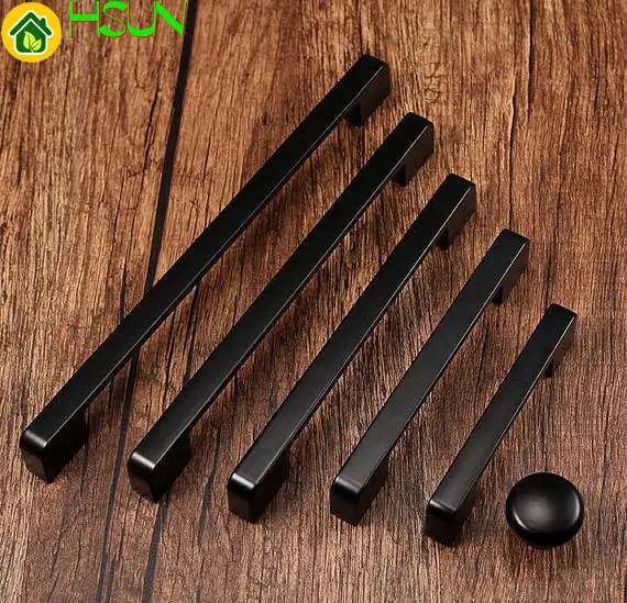 96 128 160 192 224mm Brushed Nickel Black Cabinet Door Handles Dresser Pull Drawer Knobs Pulls Handle Kitchen Cabinet Hardware
96 128 160 192 224mm Brushed Nickel Black Cabinet Door Handles Dresser Pull Drawer Knobs Pulls Handle Kitchen Cabinet Hardware
