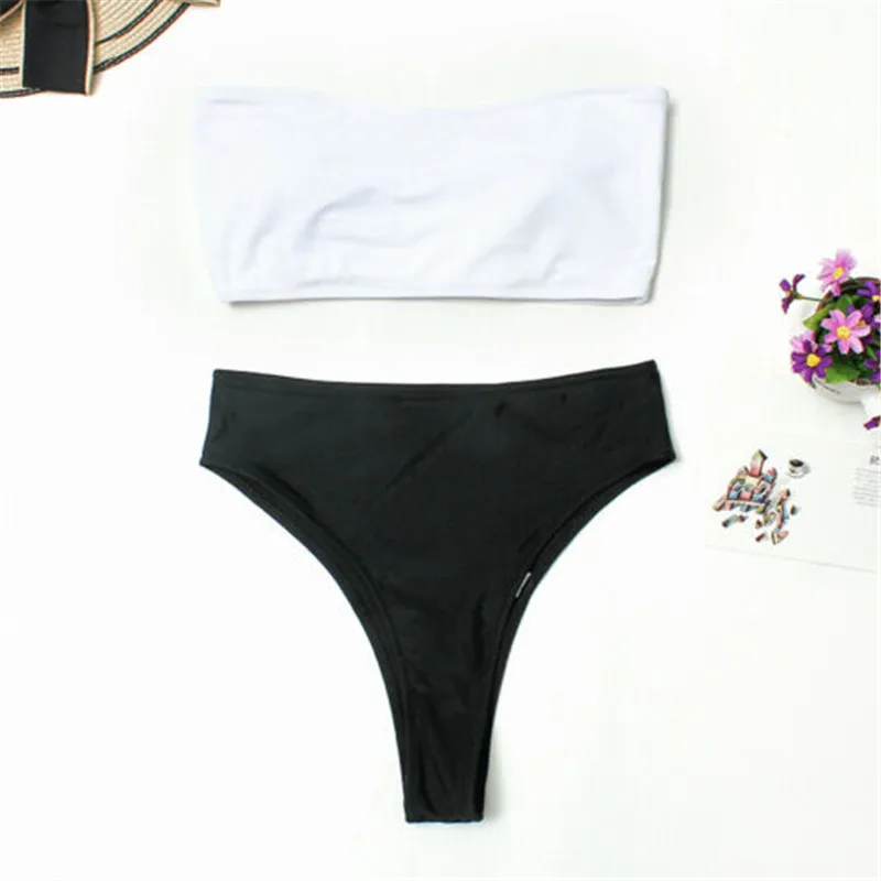 Women Swimwear Bandeau Push-Up Bra Bikini Set Swimsuit High Waist Swimwear 2019 Newest Hot Bathing Suit stroj kapielowe damskie
Women Swimwear Bandeau Push-Up Bra Bikini Set Swimsuit High Waist Swimwear 2019 Newest Hot Bathing Suit stroj kapielowe damskie