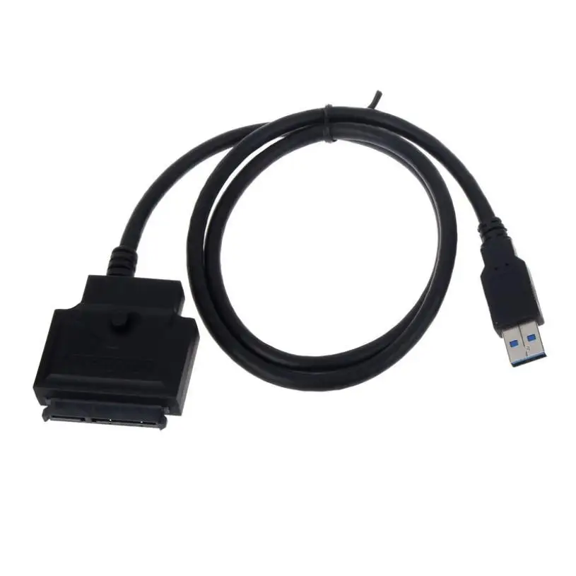 22Pin SATA to USB 2.0 3.0 Data Power Adapter Cable for PC Lap top 2.5" 3.5 inch HDD Hard Disk Driver Black 50cm
22Pin SATA to USB 2.0 3.0 Data Power Adapter Cable for PC Lap top 2.5" 3.5 inch HDD Hard Disk Driver Black 50cm