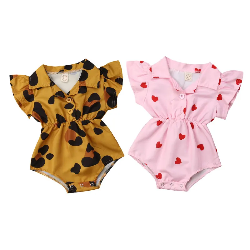 Summer Infant Newborn Baby Girl Clothing Leopard Heart Ruffles Baby Girls Rompers Valentine's Day Clothes For Baby Girl Summer
Summer Infant Newborn Baby Girl Clothing Leopard Heart Ruffles Baby Girls Rompers Valentine's Day Clothes For Baby Girl Summer