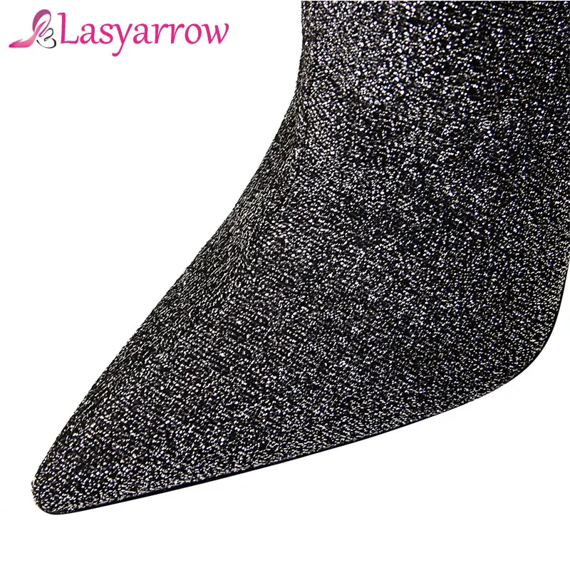 Lasyarrow 2018 Autumn Winter Women Boots Stretch Slim Thigh High Boots Fashion Over the Knee Boots Stiletto Shoes Woman Sapatos
Lasyarrow 2018 Autumn Winter Women Boots Stretch Slim Thigh High Boots Fashion Over the Knee Boots Stiletto Shoes Woman Sapatos