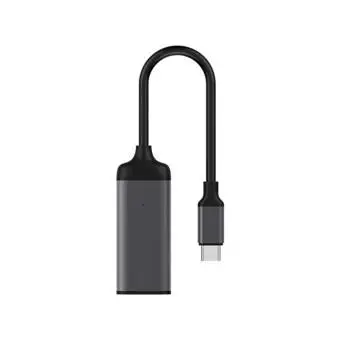 Различные серебряные Ht (HT 17122) адаптер Серебряный HT usb type C к Gigalan Ethernet/Male Female/темно