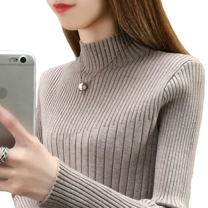 PEONFLY Women Turtleneck Sweaters Streetwear Jumper Solid Color Long Sleeve Female Tops Clothes Casual Knitting Pullovers Black
PEONFLY Women Turtleneck Sweaters Streetwear Jumper Solid Color Long Sleeve Female Tops Clothes Casual Knitting Pullovers Black