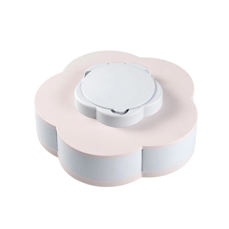 Originality Candy Box European Flower Rotating Mesh Division Flower Type Compote Plastic Seal Up Dry Fruits Box Customized
Originality Candy Box European Flower Rotating Mesh Division Flower Type Compote Plastic Seal Up Dry Fruits Box Customized