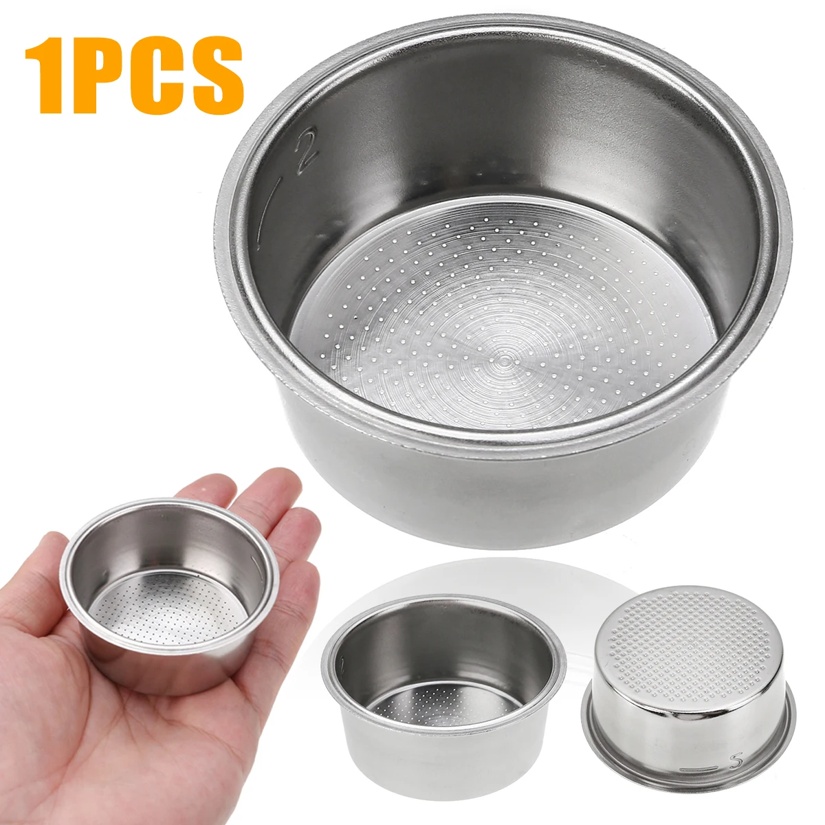 Mayitr Coffee Tea Filter Stainless Steel Non Pressurized Coffee Filter Basket For Coffee Machine Accessories
Mayitr Coffee Tea Filter Stainless Steel Non Pressurized Coffee Filter Basket For Coffee Machine Accessories