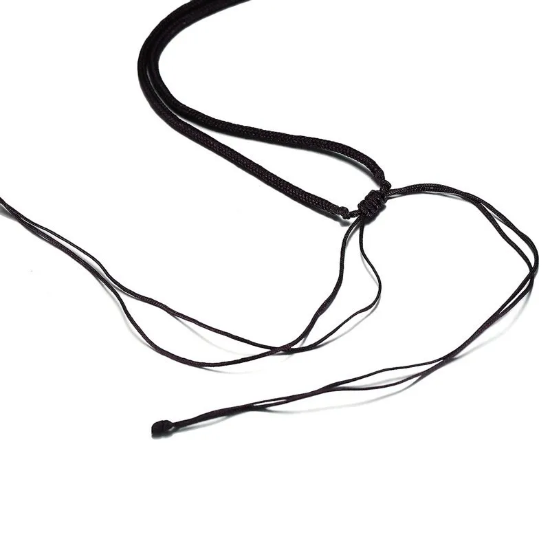 Vnox Black Obsidian Pendant Necklace Star of RongDe Lucky Love Crystal Male Choker Collar With Free Rope Length Adjustable
Vnox Black Obsidian Pendant Necklace Star of RongDe Lucky Love Crystal Male Choker Collar With Free Rope Length Adjustable