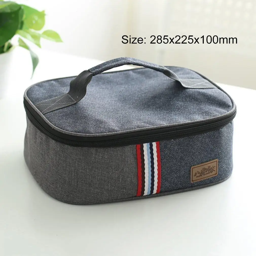 Portable Oxford Cloth Insulated Lunch Bag Cold Thermal Picnic Shoulder Carry Case Thermal Food Cooler Ice Bag Handbag
Portable Oxford Cloth Insulated Lunch Bag Cold Thermal Picnic Shoulder Carry Case Thermal Food Cooler Ice Bag Handbag