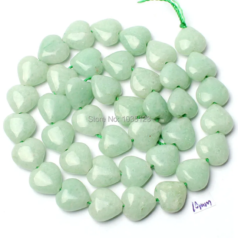 10mm Pretty Natural Green Aventurine Heart Shape DIY Loose Beads Strand 14" Jewelry Making w917
10mm Pretty Natural Green Aventurine Heart Shape DIY Loose Beads Strand 14" Jewelry Making w917
