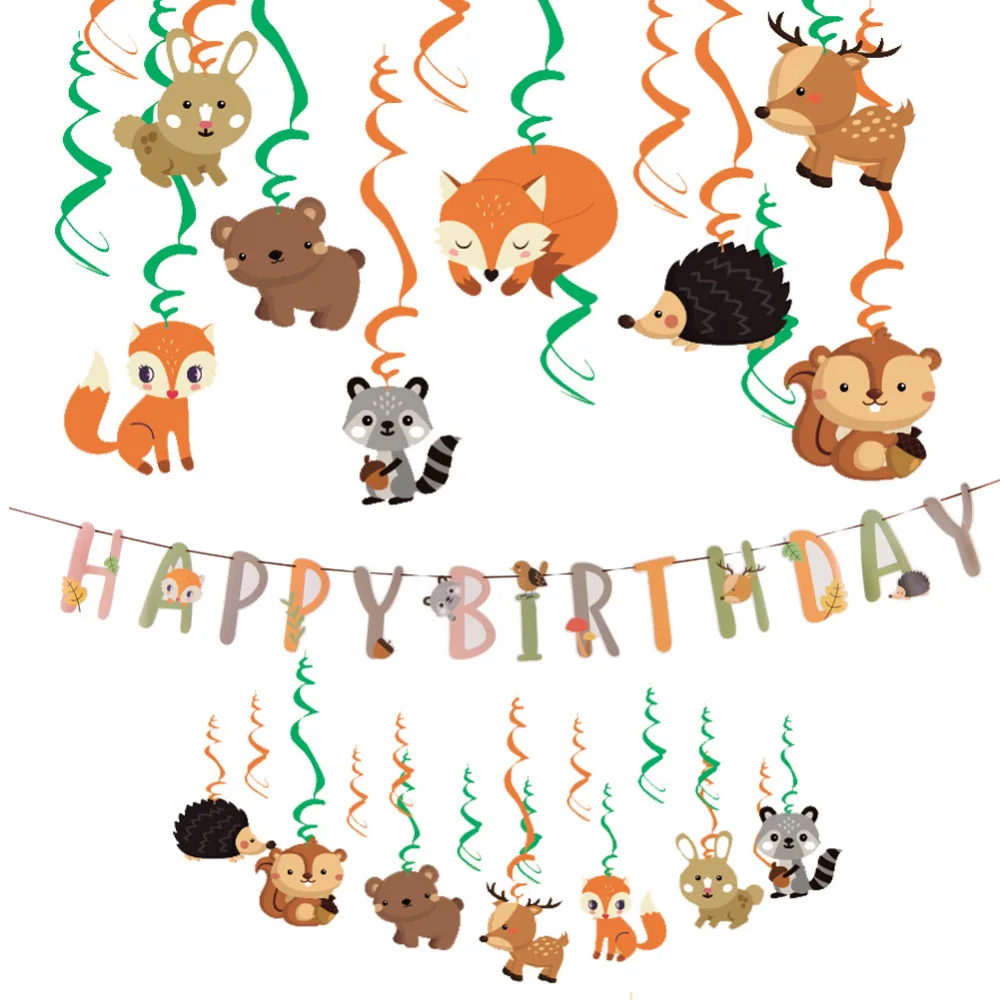 Jungle Theme Kids Birthday Decoration Hanging Banner Cartoon Animal Foil Swirls Summer First Birthday Baby Shower Party Supplies
Jungle Theme Kids Birthday Decoration Hanging Banner Cartoon Animal Foil Swirls Summer First Birthday Baby Shower Party Supplies