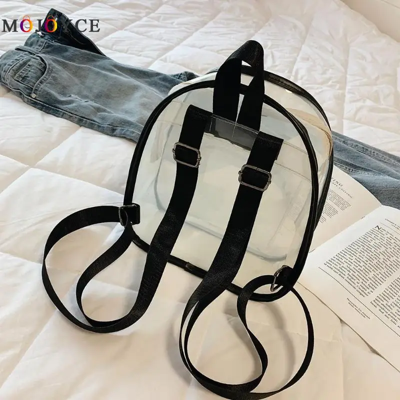 Chic Waterproof Transparent Women Backpack Cute Clear PVC Schoolbag For Teenage Girls Backpack
Chic Waterproof Transparent Women Backpack Cute Clear PVC Schoolbag For Teenage Girls Backpack