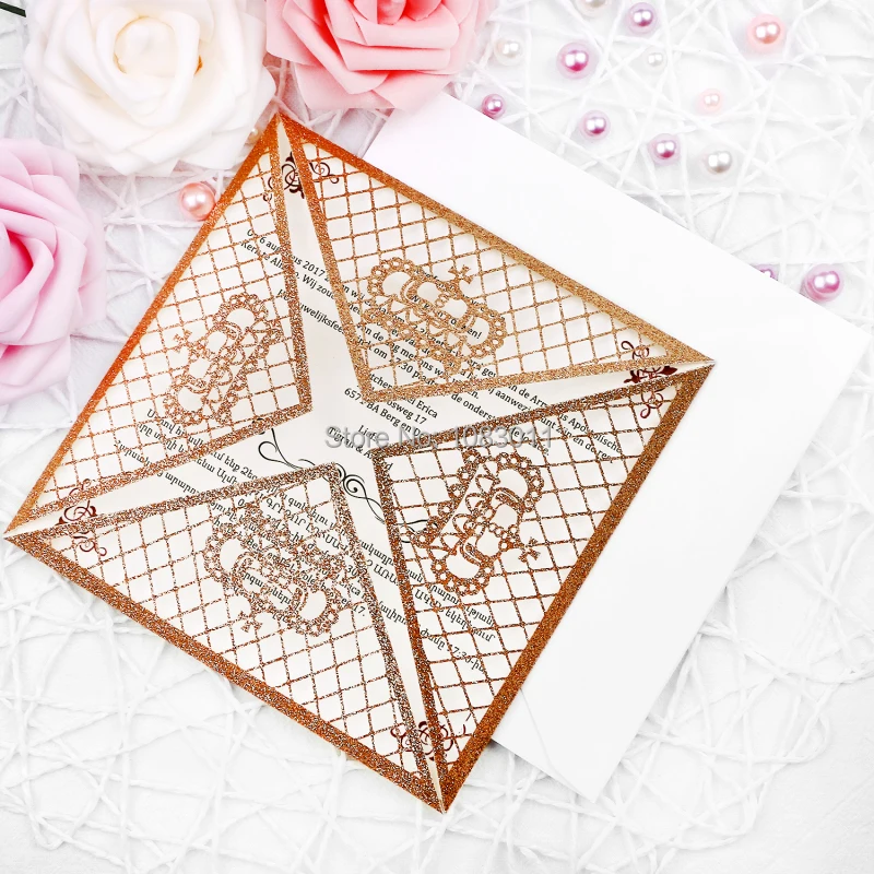 PONATIA 20 Pcs Laser Cut Glitter Invitation Cards for Birthday Wedding Engagementing Festivals Invitations Cards
PONATIA 20 Pcs Laser Cut Glitter Invitation Cards for Birthday Wedding Engagementing Festivals Invitations Cards