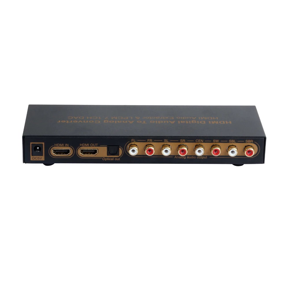 TTKK Hdmi To Hdmi Optical Digital To Analog Audio Extractor 7.1Ch Converter Lpcm Audio Dac Hdmi To 7.1 Channel Audio Converter
TTKK Hdmi To Hdmi Optical Digital To Analog Audio Extractor 7.1Ch Converter Lpcm Audio Dac Hdmi To 7.1 Channel Audio Converter