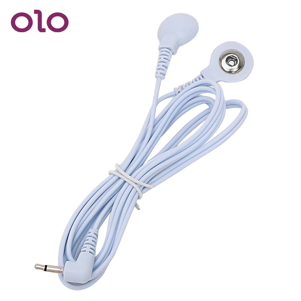 Электрический шоковый провод OLO интимная игрушка с 2 пряжками для головы 1 линия