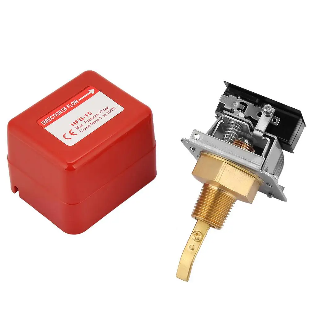 1/2 Water /Paddle Flow Switch Thread Connection SPDT Contacts Red(Partial Stainless Steel Type) 220V AC 15A
1/2 Water /Paddle Flow Switch Thread Connection SPDT Contacts Red(Partial Stainless Steel Type) 220V AC 15A