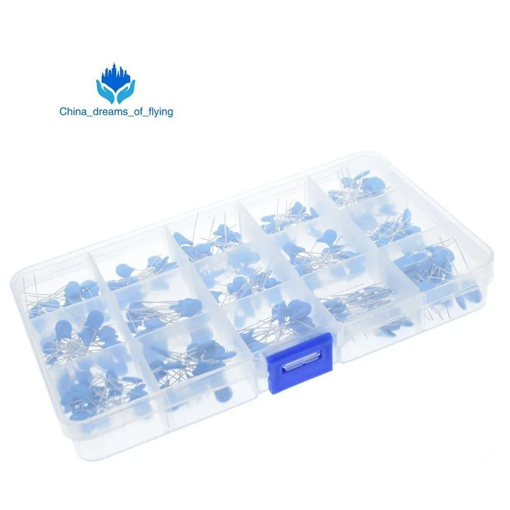 15Values*20Pcs Capacitor Set High Voltage Ceramic Capacitors Assortment Assorted Kit Box 1nF 2.2nF 10nF 22nF 0.47nF 0.56nF-10nF
15Values*20Pcs Capacitor Set High Voltage Ceramic Capacitors Assortment Assorted Kit Box 1nF 2.2nF 10nF 22nF 0.47nF 0.56nF-10nF