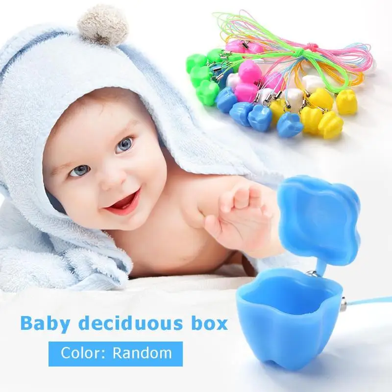 5pcs/set Newborn Baby Milk Teeth Storage Box Plastic False Organizer Case Children Souvenir|Коробка для молочных зубов| |