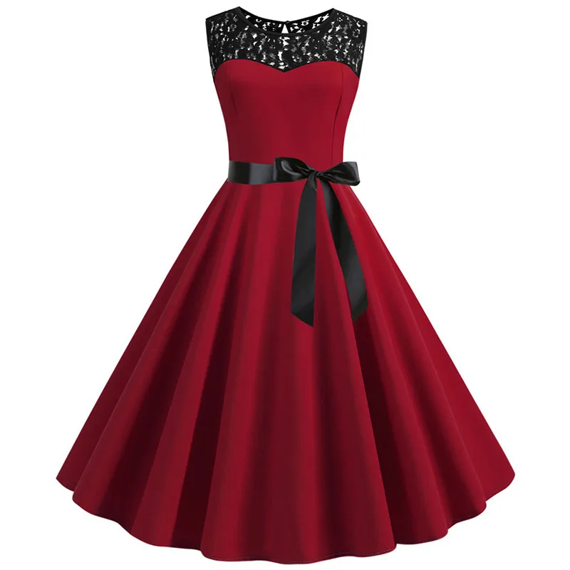 Women Elegant Vintage Party Dress Casual Office Ladies Work A Line Midi Dress Plus Size Summer Lace Dress Robe Femme
Women Elegant Vintage Party Dress Casual Office Ladies Work A Line Midi Dress Plus Size Summer Lace Dress Robe Femme
