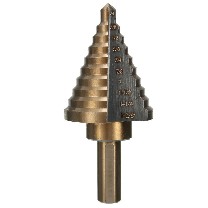 Кобальтовые сверла, 1 шт., 1/4 "до 1-3/8 Hss, кобальтовые сверла, большие ступенчатые электроинструменты, универсальное отверстие с хвостовиком дл...
Кобальтовые сверла, 1 шт., 1/4 "до 1-3/8 Hss, кобальтовые сверла, большие ступенчатые электроинструменты, универсальное отверстие с хвостовиком дл...