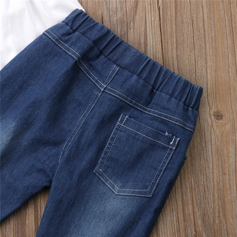Toddler Kids Baby Girls Cotton Top T-shirt Denim Long Pants 2pcs baby girl summer denim clothes set baby girl
Toddler Kids Baby Girls Cotton Top T-shirt Denim Long Pants 2pcs baby girl summer denim clothes set baby girl