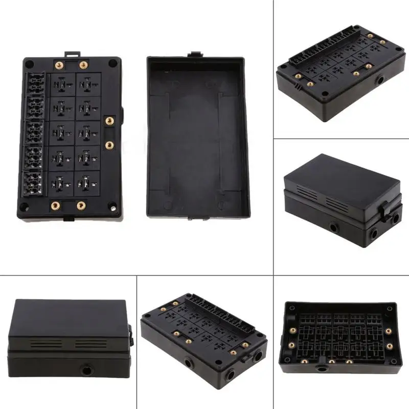 Car Blade Fuse Holder Relay Socket Black Box 18 Way Blade Fuse Holder Car Automotive Insurance For Automotive Marine
Car Blade Fuse Holder Relay Socket Black Box 18 Way Blade Fuse Holder Car Automotive Insurance For Automotive Marine