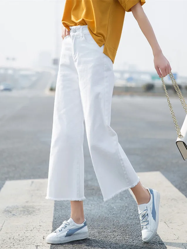 Spring Summer Jeans For Women High Waist Tassel Denim Pants Casual Loose Wide Leg Pant Femme Trousers Female Boyfriend Jeans
Spring Summer Jeans For Women High Waist Tassel Denim Pants Casual Loose Wide Leg Pant Femme Trousers Female Boyfriend Jeans