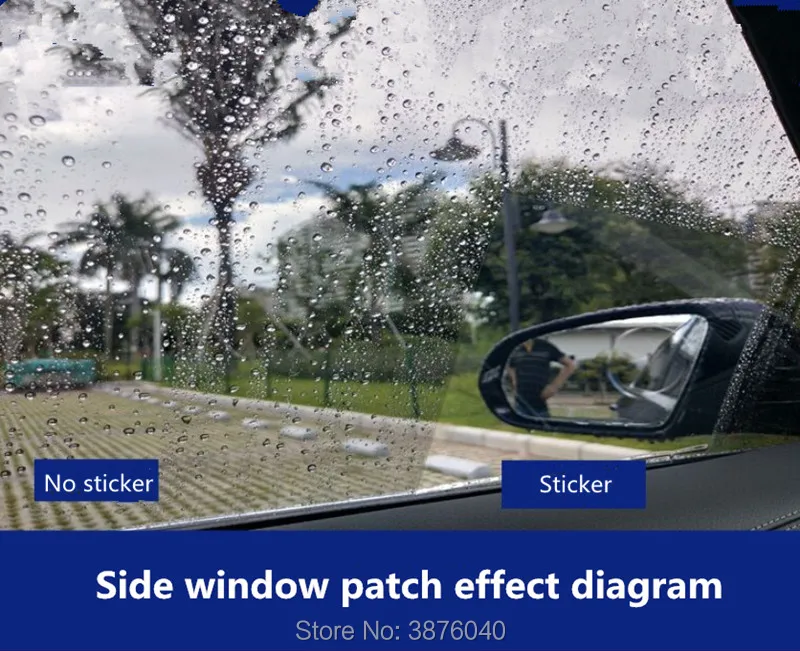 2PCS Car Rearview Mirror Window Anti Fog Protective Film stickers for Opel Mokka zafira corsa Jeep wrangler accessories | Автомобили и