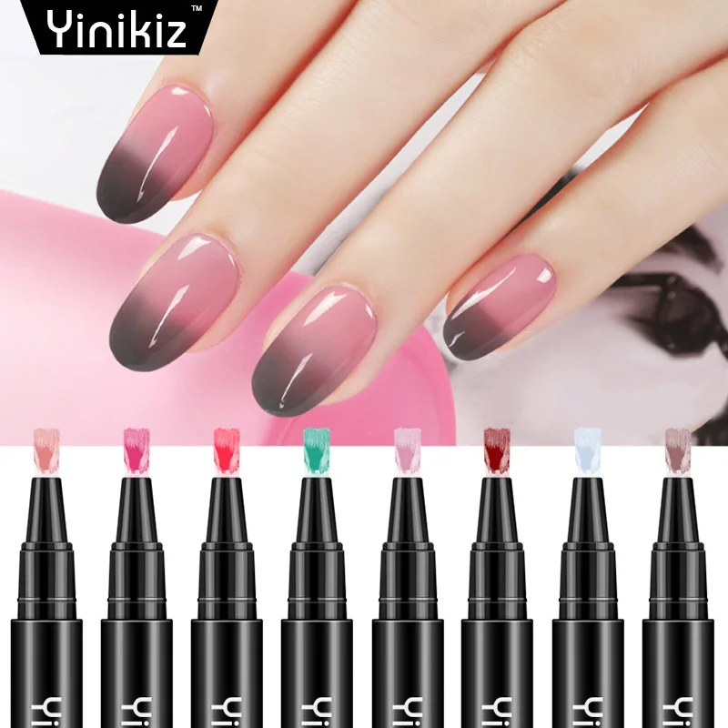 Yinikiz 1pc Temperature Change Color Thermal Gel Pen Polish UV Led Nail Gel Polish Soak Off UV Gel Nail Polish Chameleon Varnish
Yinikiz 1pc Temperature Change Color Thermal Gel Pen Polish UV Led Nail Gel Polish Soak Off UV Gel Nail Polish Chameleon Varnish