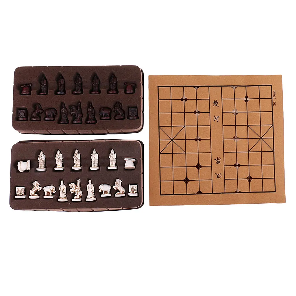 Chinese Traditional Chess with Resin Chessman Intellectual Development Board Game Children Adults Family Entertainment Toys
Chinese Traditional Chess with Resin Chessman Intellectual Development Board Game Children Adults Family Entertainment Toys