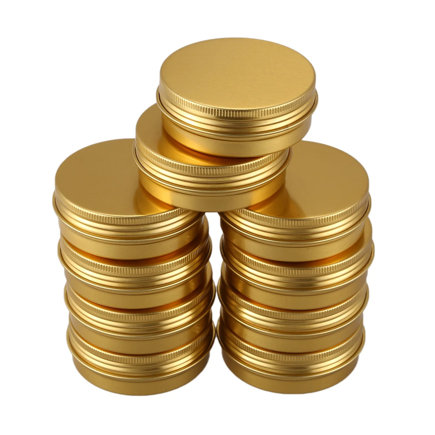 Promotion! 10Pcs Gold Cans Screw Top Containers Aluminum Round Cans Travel Tins Storage Jar Food Tins Containers Tins With Lids
Promotion! 10Pcs Gold Cans Screw Top Containers Aluminum Round Cans Travel Tins Storage Jar Food Tins Containers Tins With Lids