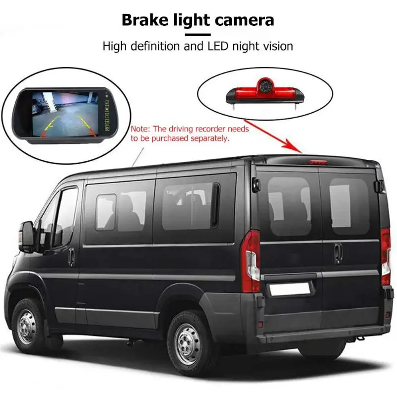 Car 3rd Brake Light Reverse Camera IP68 Waterproof IR Night Vision Rear View Cam for Peugeot Boxer Citroen Jumper Fiat Ducato
Car 3rd Brake Light Reverse Camera IP68 Waterproof IR Night Vision Rear View Cam for Peugeot Boxer Citroen Jumper Fiat Ducato