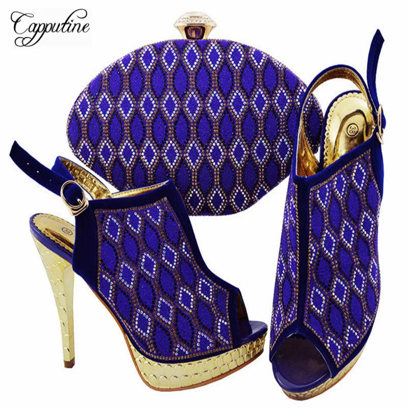 High Quality Italian Rhinestone Shoes And Bag Set Fashion Elegant Woman High Heels Shoes And Bag Set For Party Dress
High Quality Italian Rhinestone Shoes And Bag Set Fashion Elegant Woman High Heels Shoes And Bag Set For Party Dress
