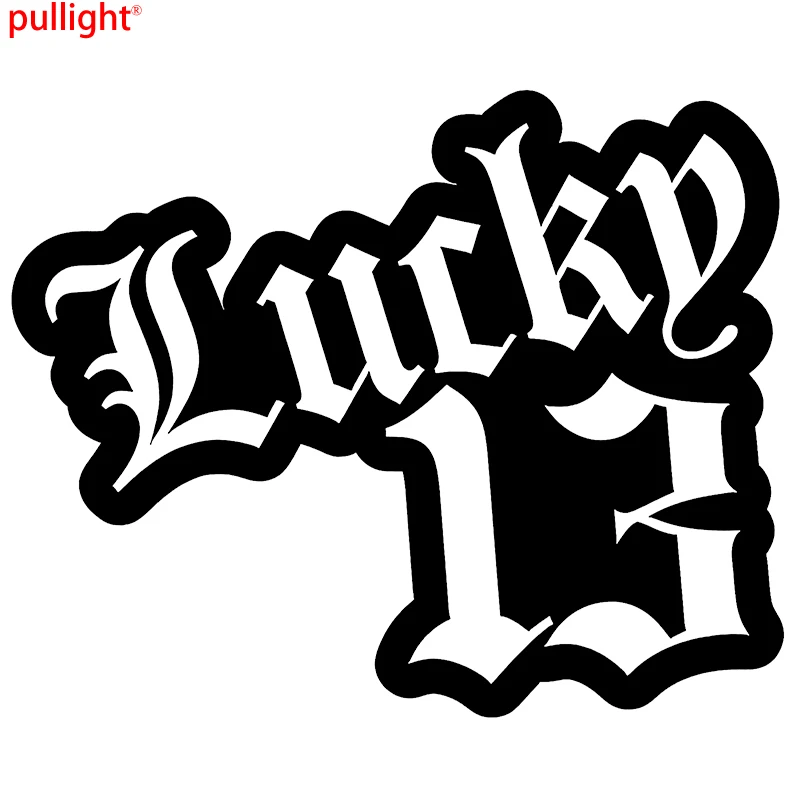 10CM*13CM Lucky 13 Rear Window Car Sticker Funny Car Window Vinyl Hobby Car Bumper Sticker
10CM*13CM Lucky 13 Rear Window Car Sticker Funny Car Window Vinyl Hobby Car Bumper Sticker