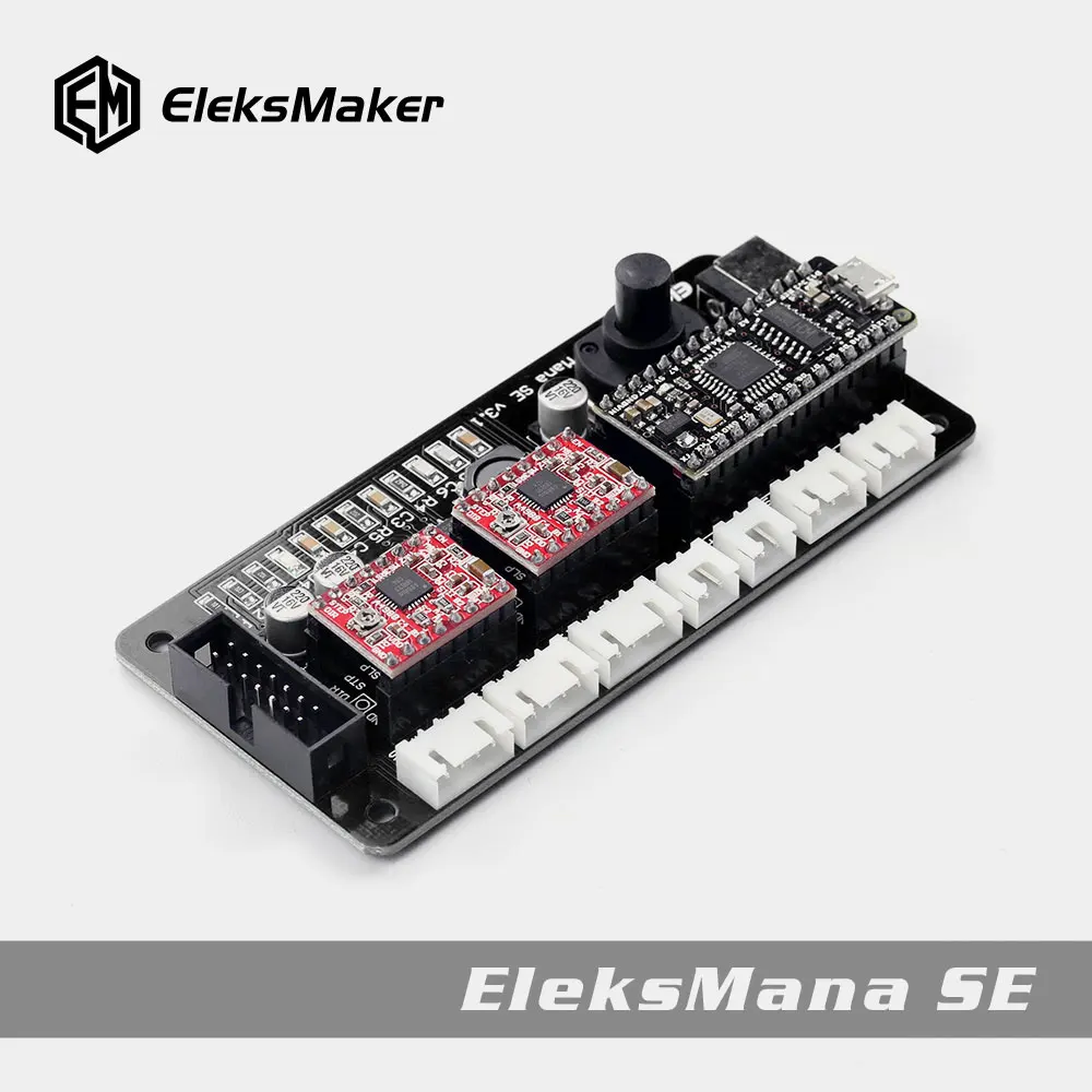EleksMaker®2-осевой Драйвер шагового двигателя EleksManaSE V3.2, плата контроллера для DIY CNC, контроллер лазерной гравировки
EleksMaker®2-осевой Драйвер шагового двигателя EleksManaSE V3.2, плата контроллера для DIY CNC, контроллер лазерной гравировки