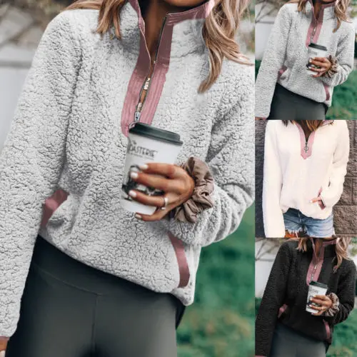 Autumn New Women Warm Pullover Casual Hoodie Solid Color Plain Sweatshirt Women Girl Fashion Streetwear
Autumn New Women Warm Pullover Casual Hoodie Solid Color Plain Sweatshirt Women Girl Fashion Streetwear