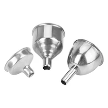Small Mouth Funnels Mini Bar Wine Flask Funnel for Filling Hip Flask Narrow-Mouth Bottles Stainless Steel