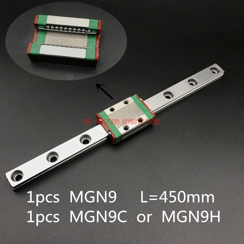 2023 Cnc Router Parts Linear Rail For 9mm Linear Guide Mgn9 L= 450mm Rail Way + Mgn9c Or Mgn9h Long Carriage For Cnc X Y Z Axis
2023 Cnc Router Parts Linear Rail For 9mm Linear Guide Mgn9 L= 450mm Rail Way + Mgn9c Or Mgn9h Long Carriage For Cnc X Y Z Axis