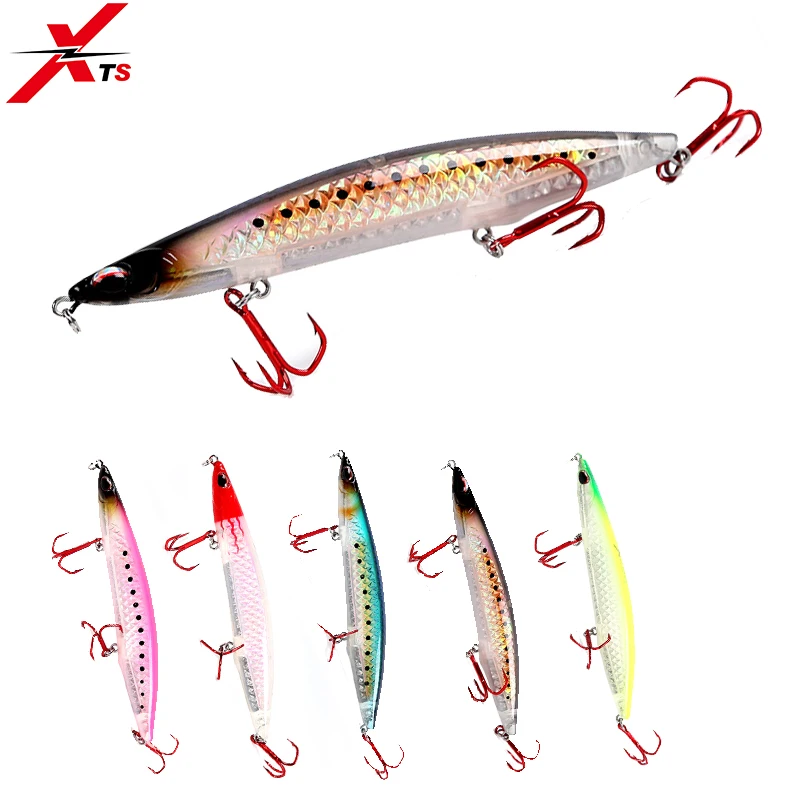 XTS Fishing Lure 100mm 125mm Wobblers Artificial Pencil Minnow Crankbait Floating And Sinking 6 Colors Swimbait Jerkbait 3511
XTS Fishing Lure 100mm 125mm Wobblers Artificial Pencil Minnow Crankbait Floating And Sinking 6 Colors Swimbait Jerkbait 3511