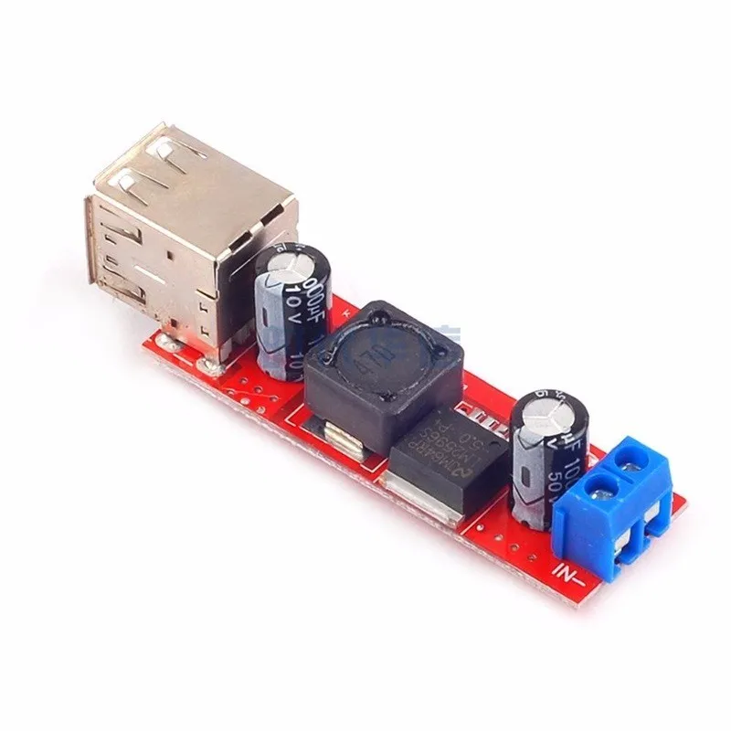Оба USB выхода 9 v/12 v/24 V/36 v изменение 5vdc Dc заряда автомобиля 3A понижающий регулятор