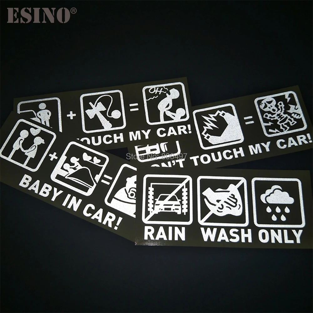 Car Styling Fashion Funny Decoration Car Accessory Don't Touch My Car Baby in Car Creative Reflective Stickers Car Body Decal
Car Styling Fashion Funny Decoration Car Accessory Don't Touch My Car Baby in Car Creative Reflective Stickers Car Body Decal