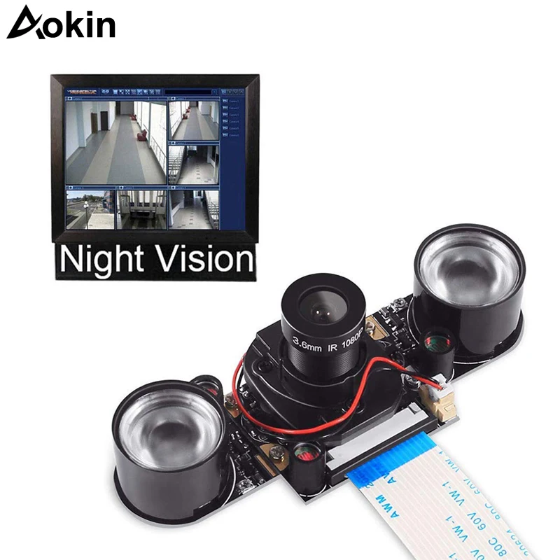 Raspberry Pi 3/2 Camera Module Ir-cut Sensor Day/night Vision Webcam Hd 5mp 1080p Adjustable Focus + 2 Pcs Ir Sensor Led Light
Raspberry Pi 3/2 Camera Module Ir-cut Sensor Day/night Vision Webcam Hd 5mp 1080p Adjustable Focus + 2 Pcs Ir Sensor Led Light