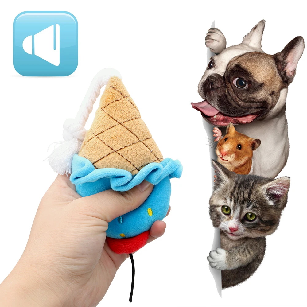 Plush Cat Dog Chew Ice Cream Rope Toys Dog Toys Ice Cream Sounding Toy Pet Toy Pet Product
Plush Cat Dog Chew Ice Cream Rope Toys Dog Toys Ice Cream Sounding Toy Pet Toy Pet Product