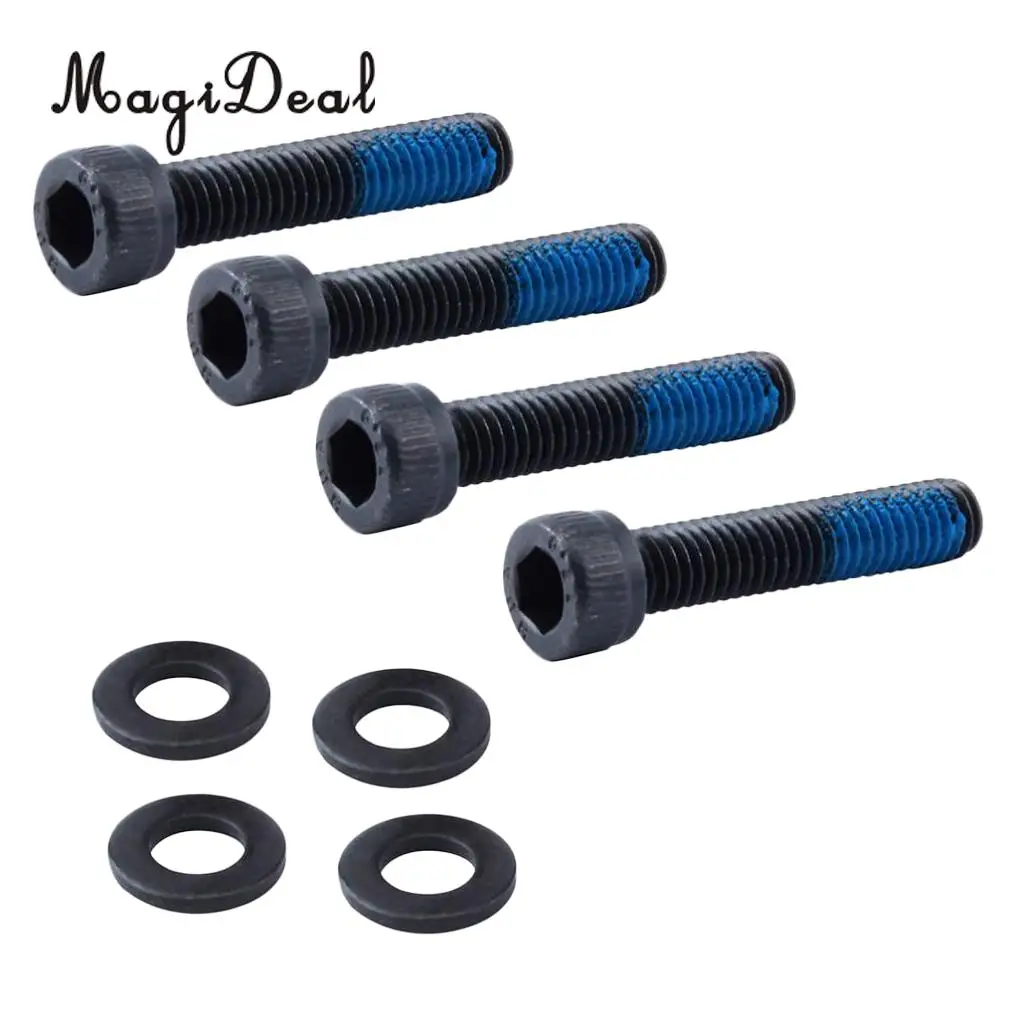 Набор из 4 стальных винтов и прокладок для крепления штангенциркуля дискового тормоза для горного велосипеда, велосипедные запчасти, аксес...
Набор из 4 стальных винтов и прокладок для крепления штангенциркуля дискового тормоза для горного велосипеда, велосипедные запчасти, аксес...