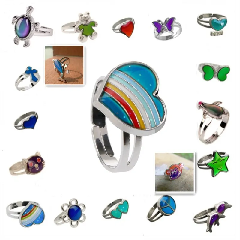 Changing Color Rings Stainless Ring Mood Emotion Feeling Temperature Rings For Women Men Couples Rings Tone Fine Jewelry
Changing Color Rings Stainless Ring Mood Emotion Feeling Temperature Rings For Women Men Couples Rings Tone Fine Jewelry
