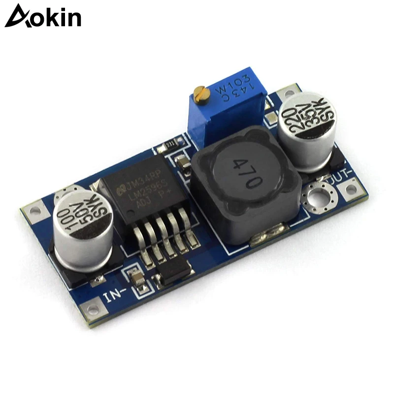 2pcs LM2596 DC-DC Step Down Variable Volt Regulator Adjustable Buck Converter Electronic Voltage Stabilizer Power Supply Module
2pcs LM2596 DC-DC Step Down Variable Volt Regulator Adjustable Buck Converter Electronic Voltage Stabilizer Power Supply Module
