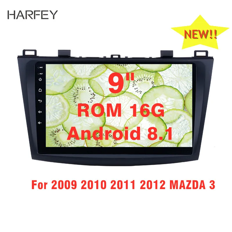 Harfey Android 8.1 head unit 9" car multimedia player Car Radio for 2009-2012 MAZDA 3 with GPS Sat Nav Bluetooth WIFI USB radio
Harfey Android 8.1 head unit 9" car multimedia player Car Radio for 2009-2012 MAZDA 3 with GPS Sat Nav Bluetooth WIFI USB radio